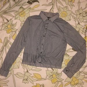 Striped Button Down Top